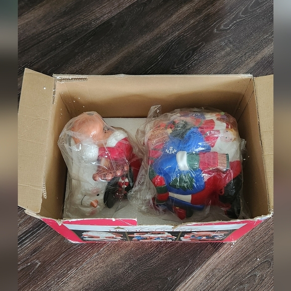 🎄🍪 Vintage 3D Christmas Cookie Jar – Mr. Moose, Santa & Frosty Amazing Design - Picture 14 of 16